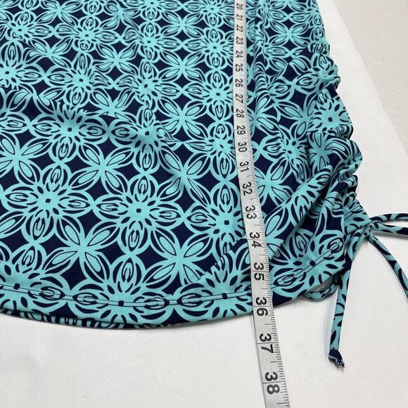 AmberNoon II by Dr Erum Ilyas UPF30 Cover Up Dress S Jersey Knit Side Cinch - Picture 3 of 9